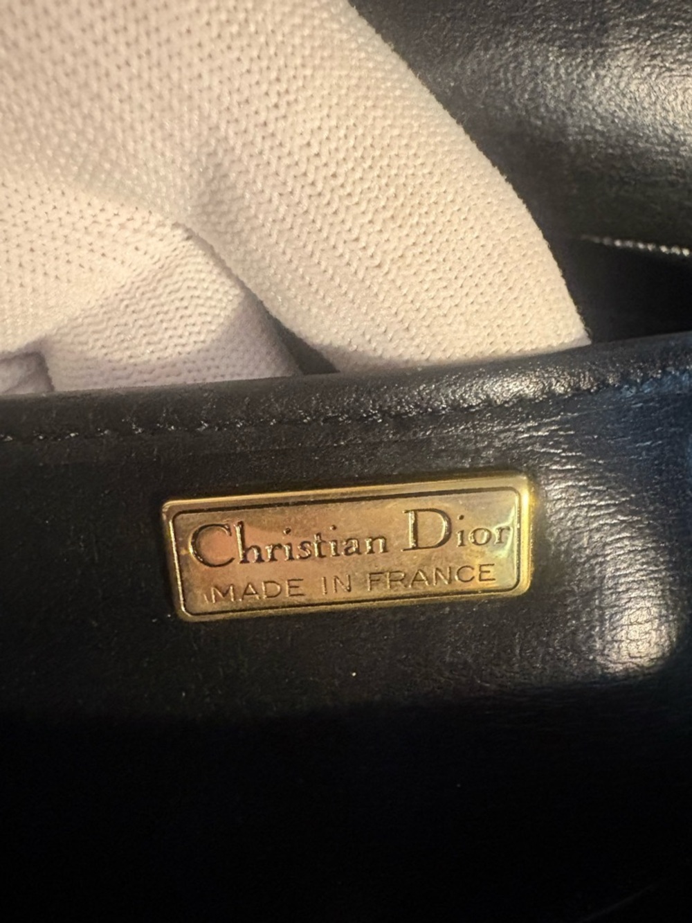 Christian Dior vintage two tone brown and black leather crossbody EUC - Picture 14 of 17